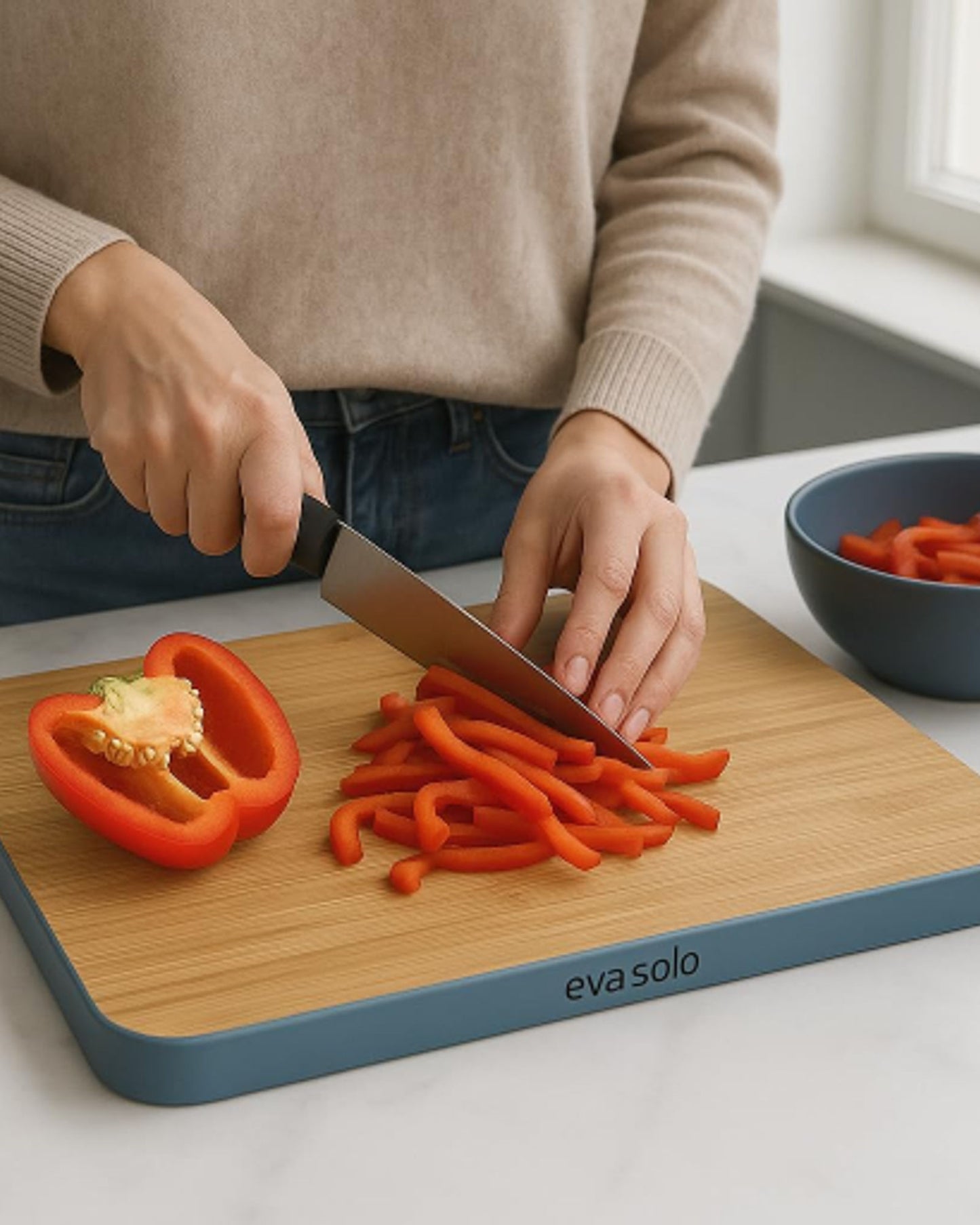 لوح تقطيع إيفا سولو 520406 أزرق