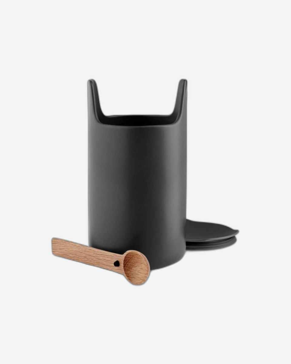 صندوق أدوات إيفا سولو 520429 مع ملعقة H2O أسود