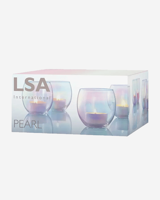 حامل شموع صغير LSA Pearl من عرق اللؤلؤ