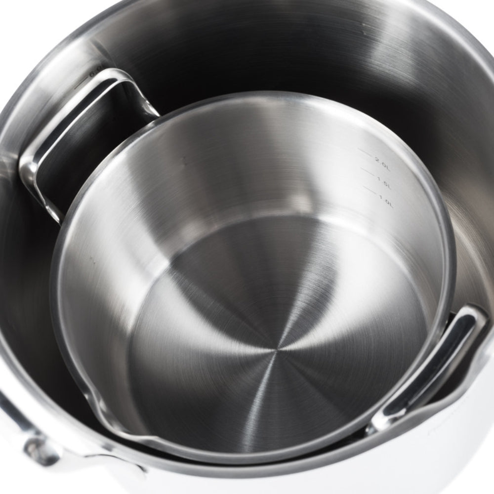 مجموعة أواني الطهي فيسمان فابيا، 4 قطع (الأواني: 2.5 لتر/18 سم؛ 6.2 لتر/24 سم؛ الأغطية 18/24 سم)