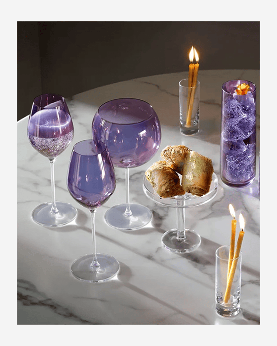 كأس زجاجي LSA Polar Violet Aurora سعة 680 مل