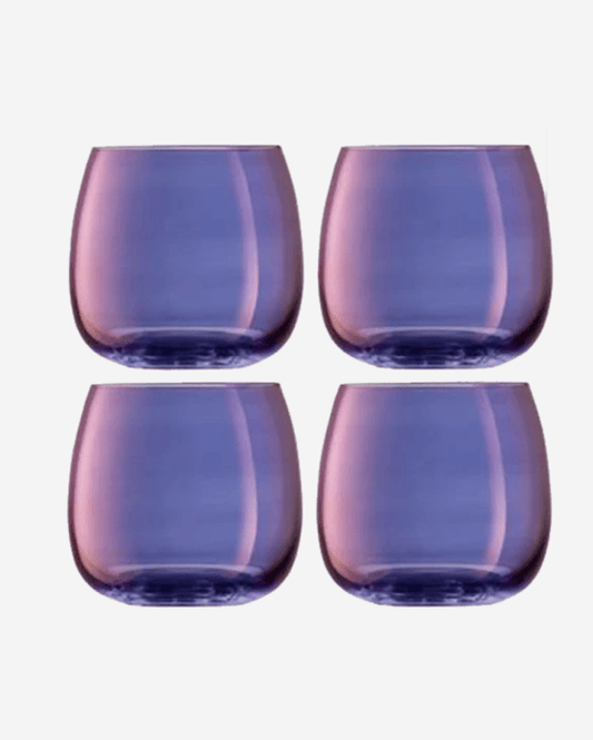 كأس زجاجي بدون ساق LSA Polar Violet Aurora سعة 370 مل
