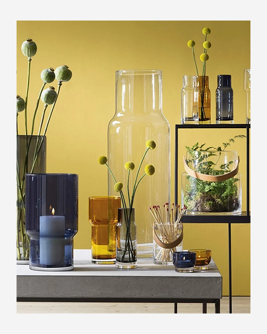 LSA Amber Utility Tealight Holder