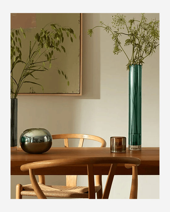 حامل شموع صغير LSA Amber Lustre Epoque