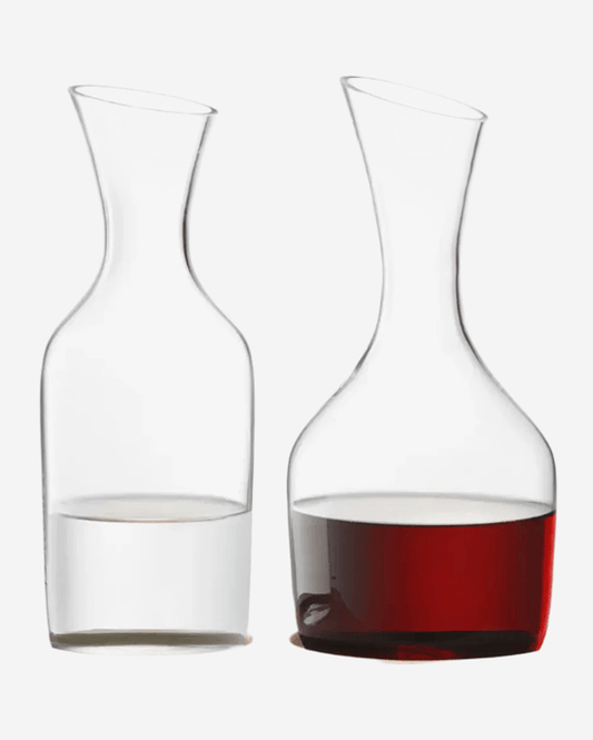 طقم وعاء ماء ونبيذ وزجاجات نبيذ LSA Clear