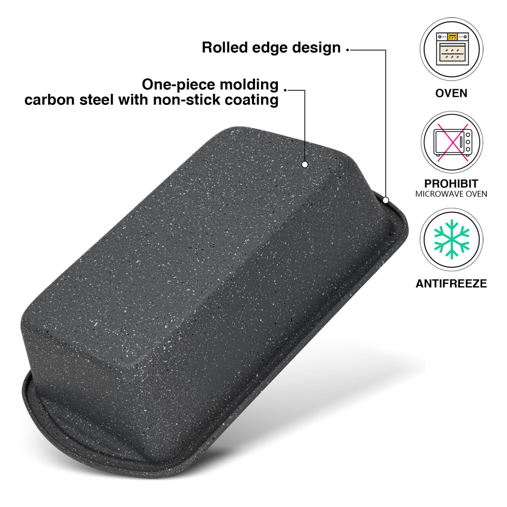 قالب خبز فيسمان 28 سم مصنوع من الفولاذ الكربوني مع طبقة غير لاصقة