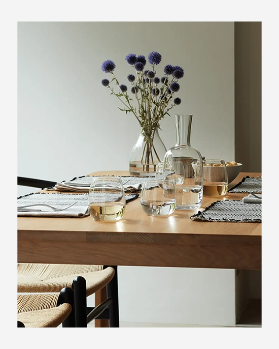 LSA Borough Clear Stemless Glass 455ml