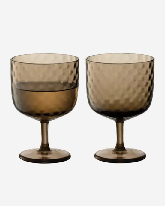 LSA Earth Brown Dapple Wine Glass 325ml