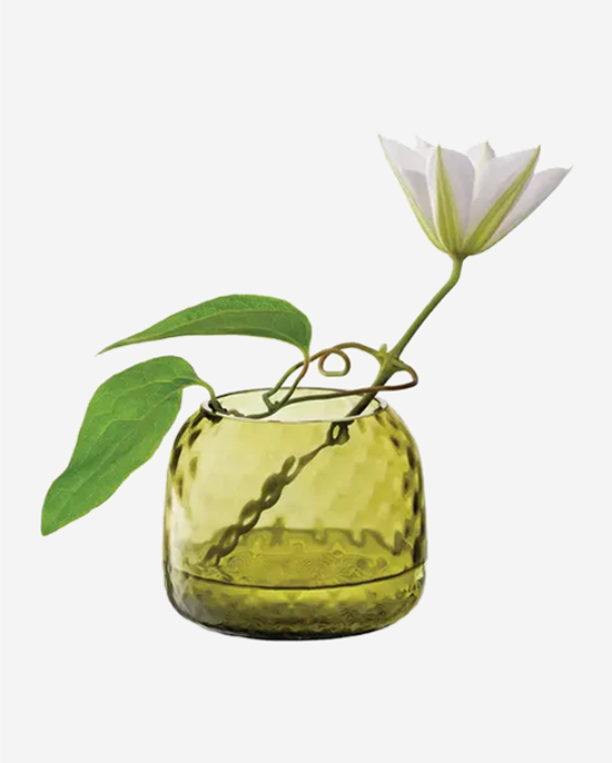 LSA Woodland Green Dapple Tealight HolderVase