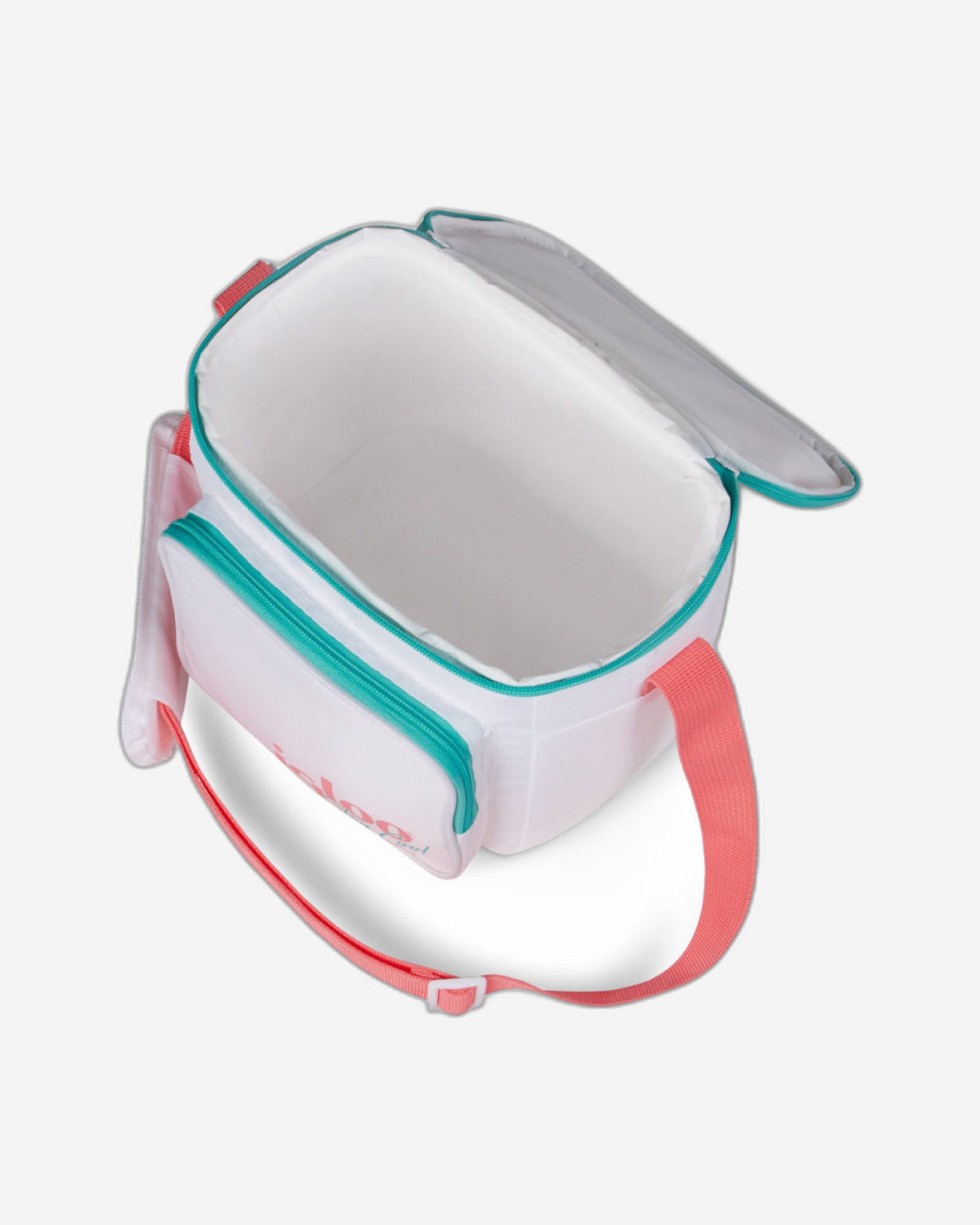 00060932-Igloo-Retro حقيبة غداء مربعة مبردة - بيضاء