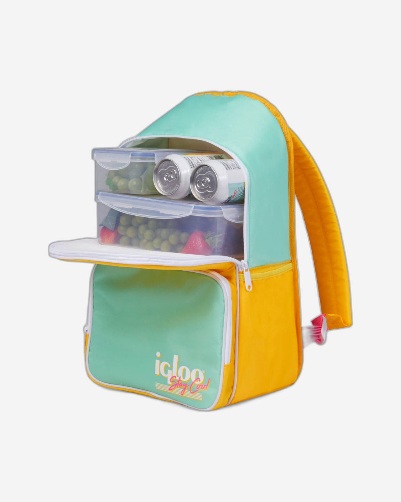 00060967-Igloo-Retro حقيبة ظهر مبردة - صفراء