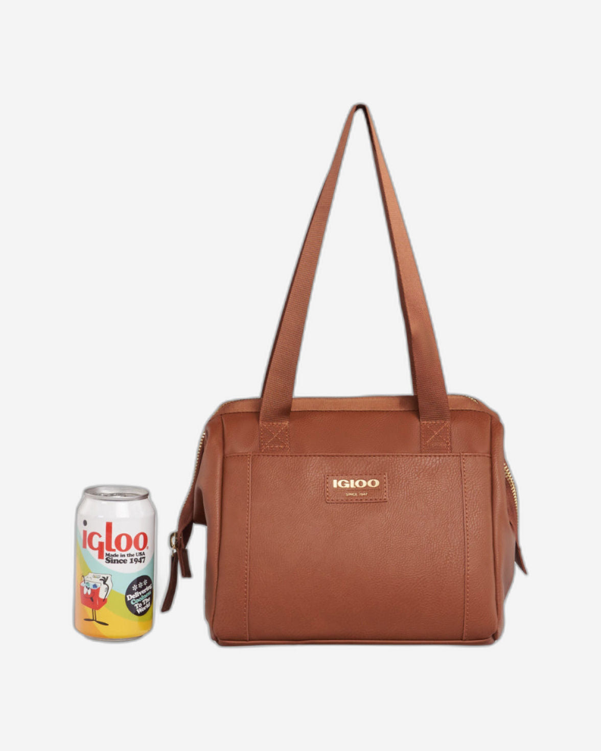 00061161-Igloo-Luxe® حقيبة غداء مبردة - كونياك