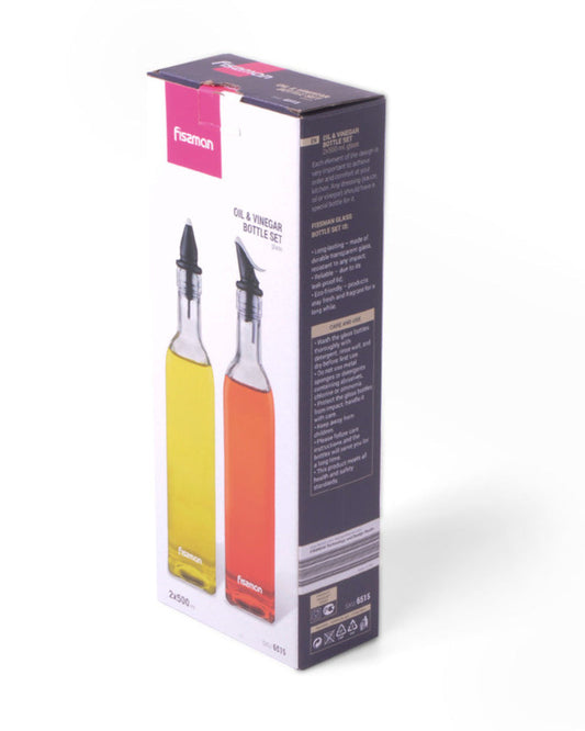زجاجة زيت وخل فيسمان قطعتين