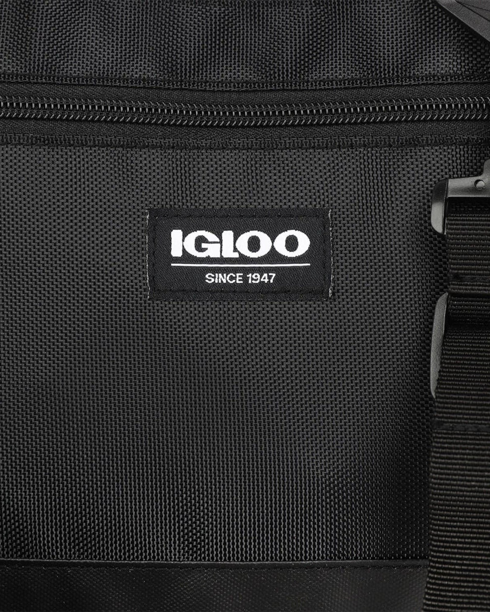 00066148-حقيبة تبريد إيجلو ماكس كولد إيفرغرين سناب داون، 12 علبة - أسود