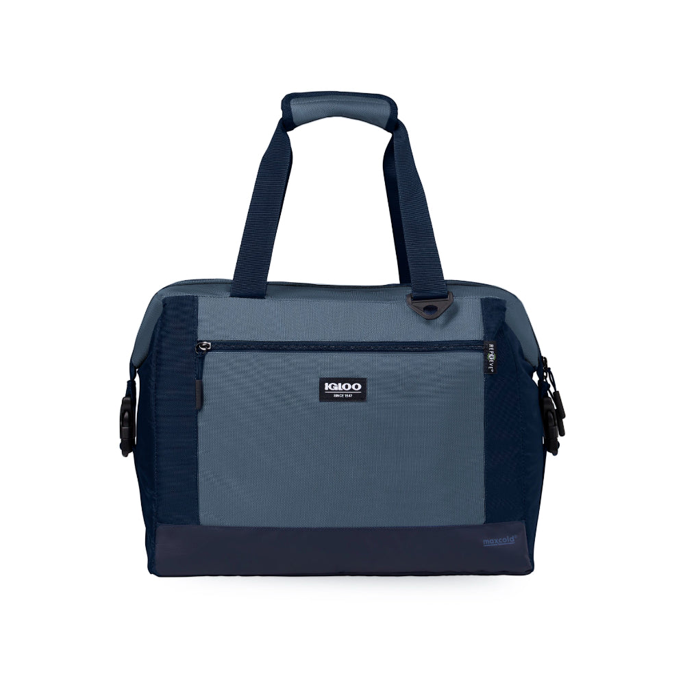 00066158-Igloo-Snapdown Maxcold Repreve حقيبة تبريد صديقة للبيئة سعة 36 علبة - أزرق