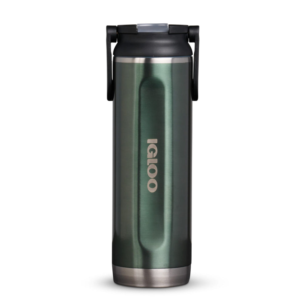 00071087-Igloo-20 Oz Stainless Steel Sport Sipper Bottle - Spruce