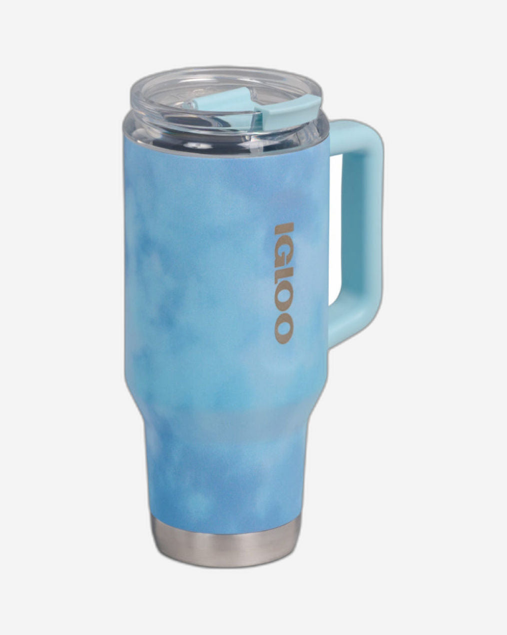 00071309-Igloo - كوب سفر قابل للتقليب والشرب، سعة 32 أونصة، أزرق فاتح