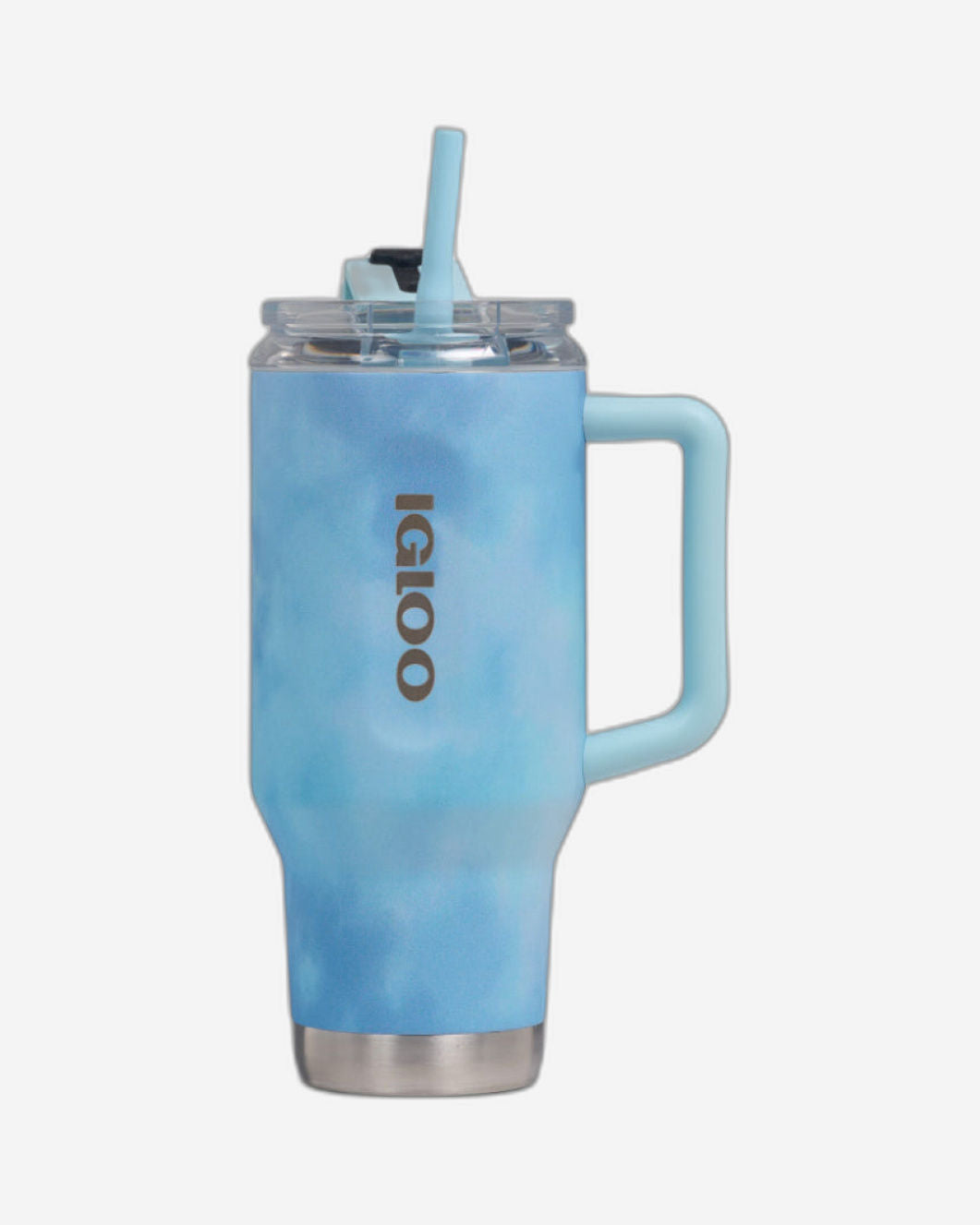 00071309-Igloo - كوب سفر قابل للتقليب والشرب، سعة 32 أونصة، أزرق فاتح