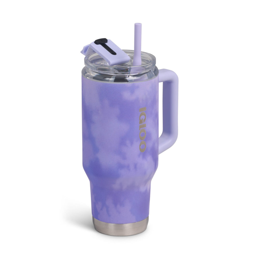 00071310-Igloo - كوب سفر قابل للتقليب والشرب، سعة 32 أونصة، لون أرجواني