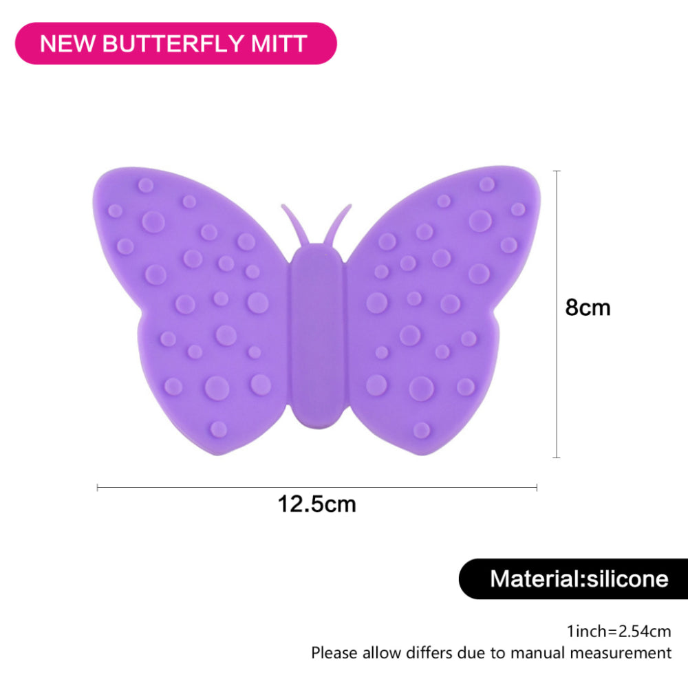 مجموعة حامل أواني على شكل فراشة من فيسمان، قطعتين، باللون الوردي