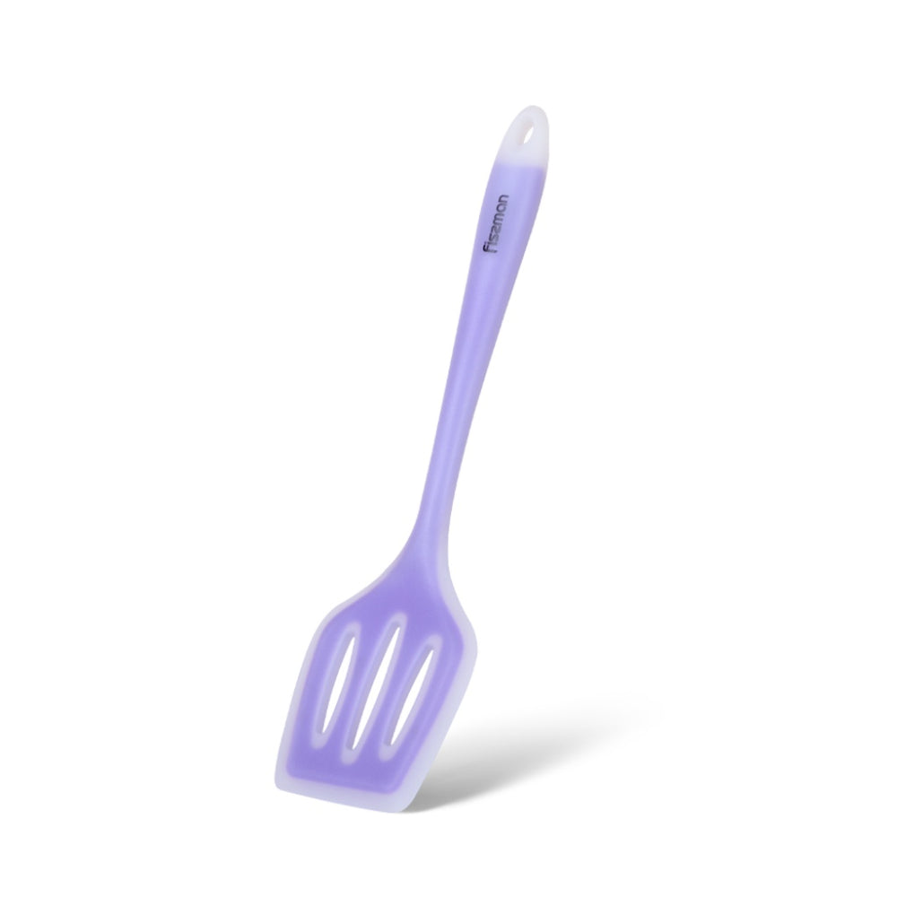 ملعقة فيسمان السيليكونية المشقوقة، أرجوانية اللون، 29 سم، سلسلة أكواريل