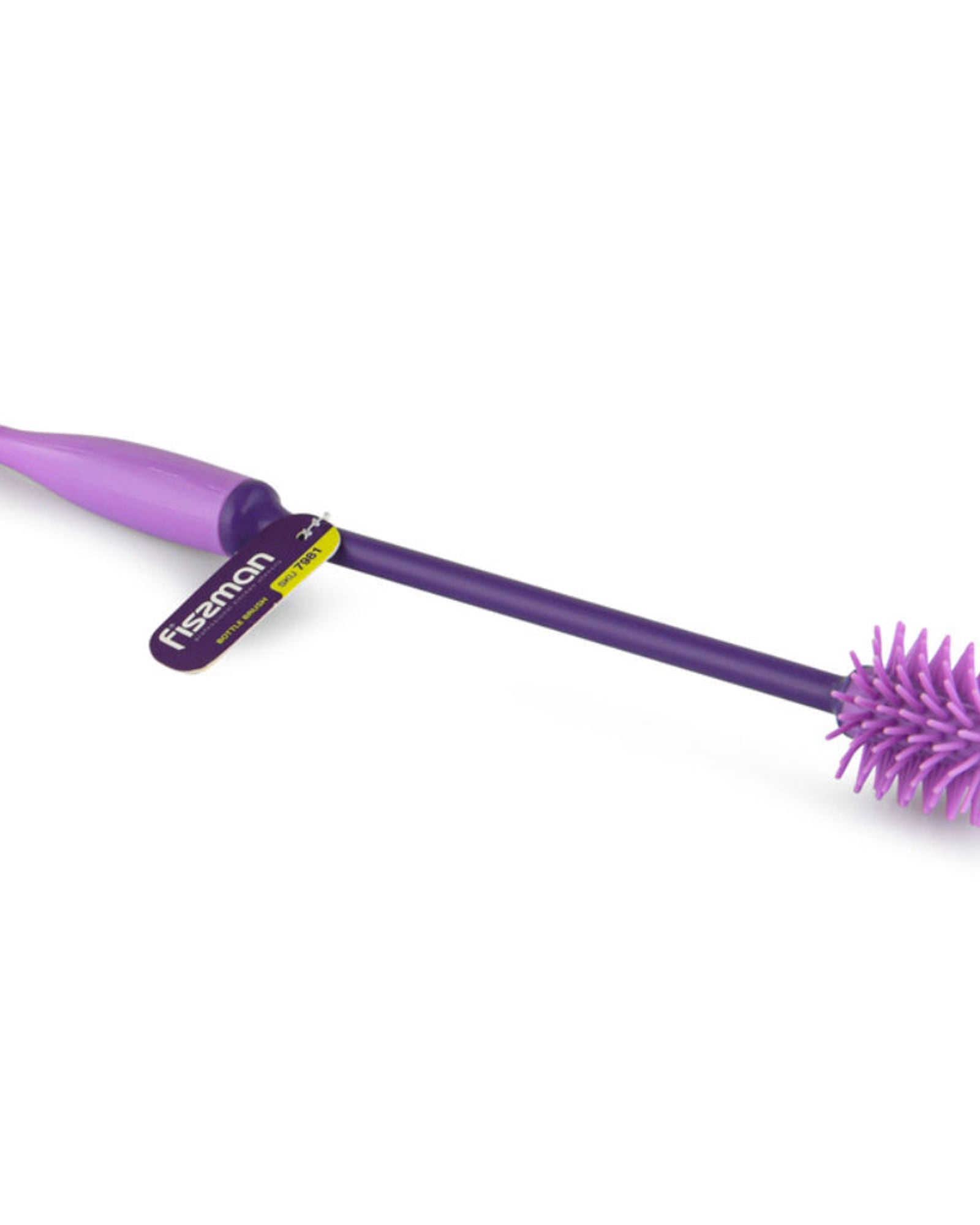 فرشاة تنظيف الزجاجات من السيليكون من فيسمان، لون بنفسجي، 30 سم