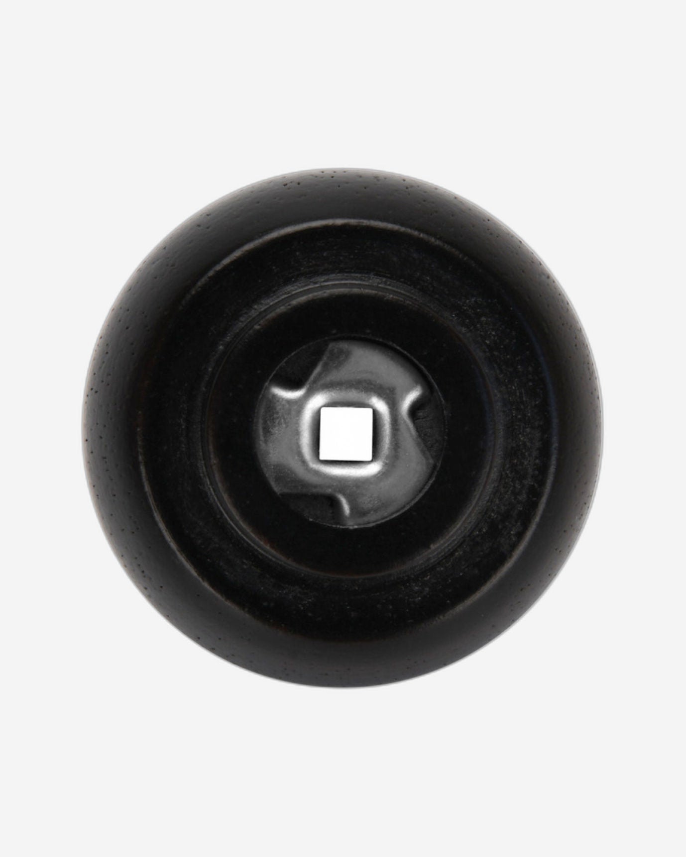 مطحنة ملح وفلفل فيسمان على شكل صخرة، لون بني داكن، طراز خشبي، 15 × 6 سم