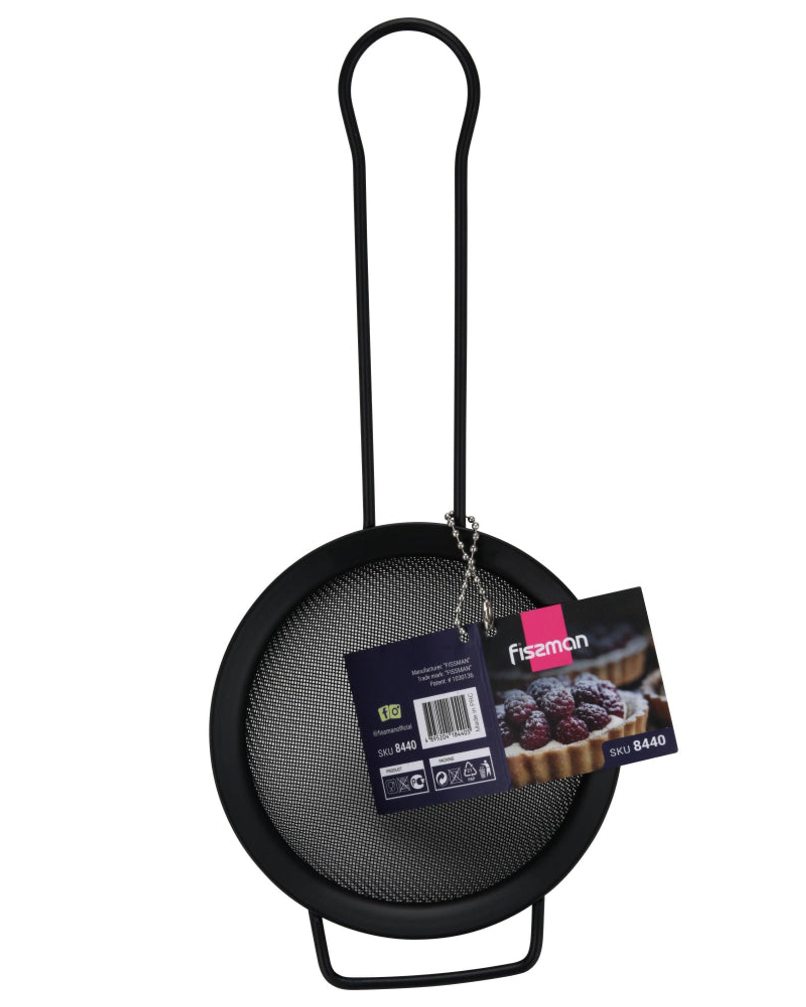 مصفاة فيسمان ذات شبكة دقيقة 12 سم بمقبض