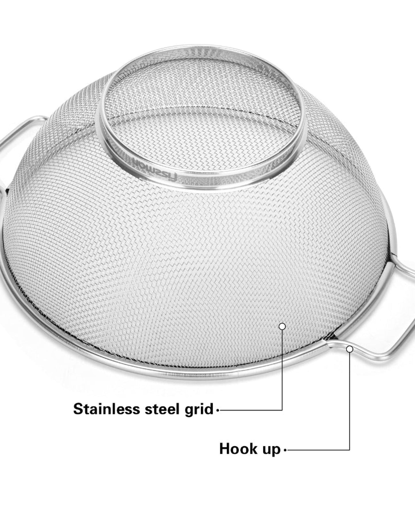 مصفاة فيسمان دائرية فضية 22 سم