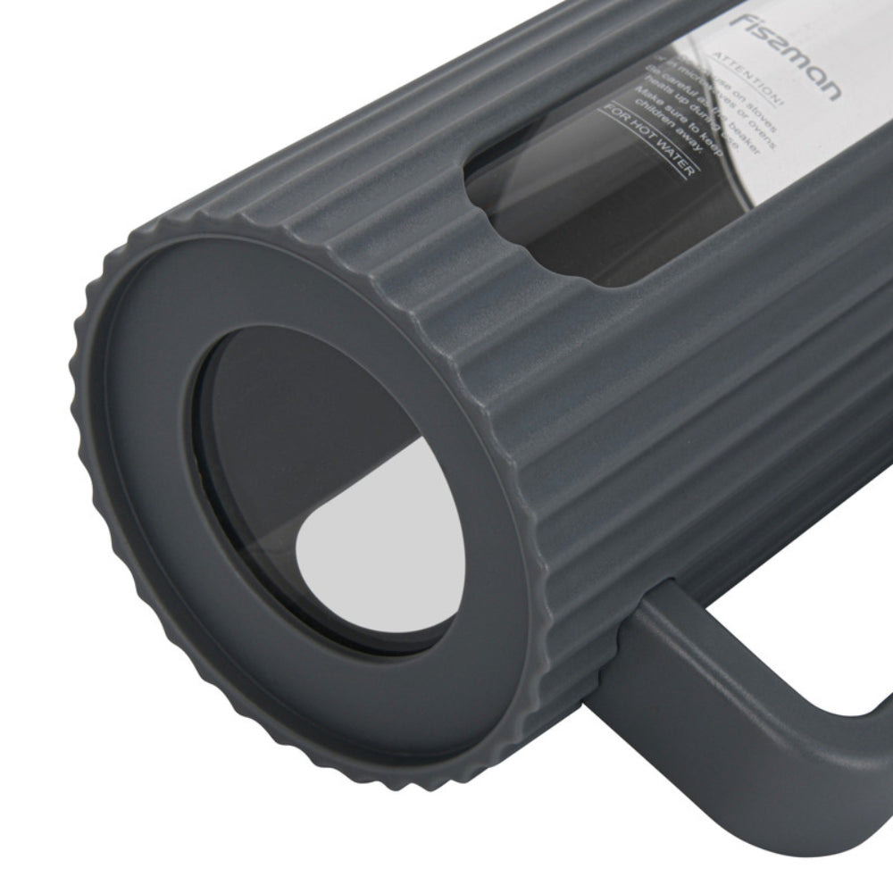 ماكينة تحضير القهوة الفرنسية من فيسمان، سعة 350 مل، مصنوعة من زجاج البورسليكات