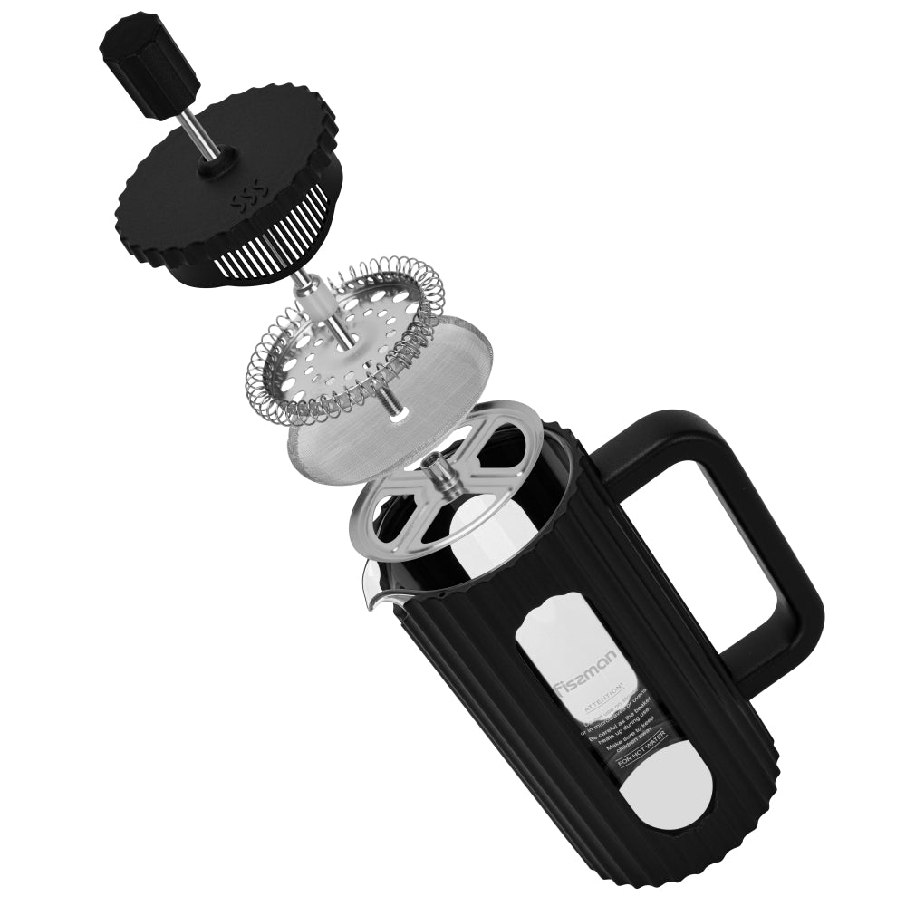 ماكينة تحضير القهوة الفرنسية من فيسمان، سعة 350 مل (زجاج بوروسيليكات)