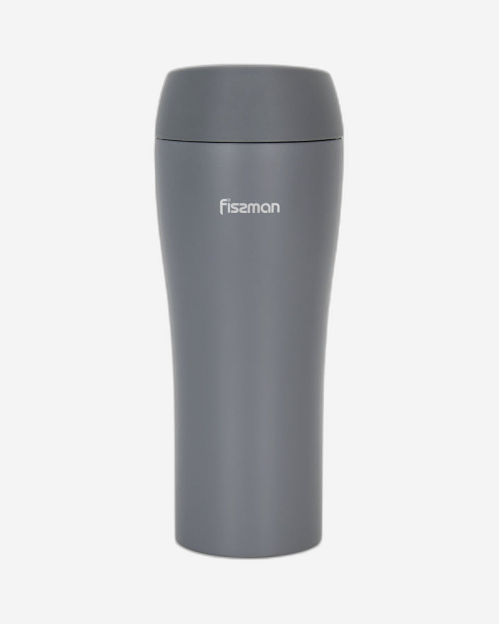 Fissman Double Wall Vacuum Travel Mug 420ml, Color Grey Stainless Steel