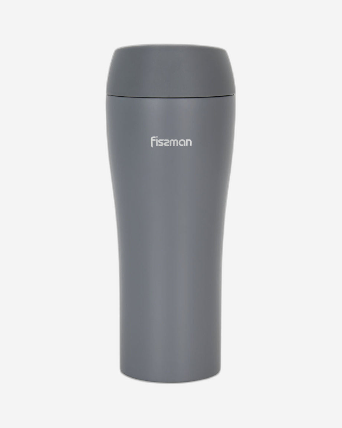 Fissman Double Wall Vacuum Travel Mug 420ml, Color Grey Stainless Steel