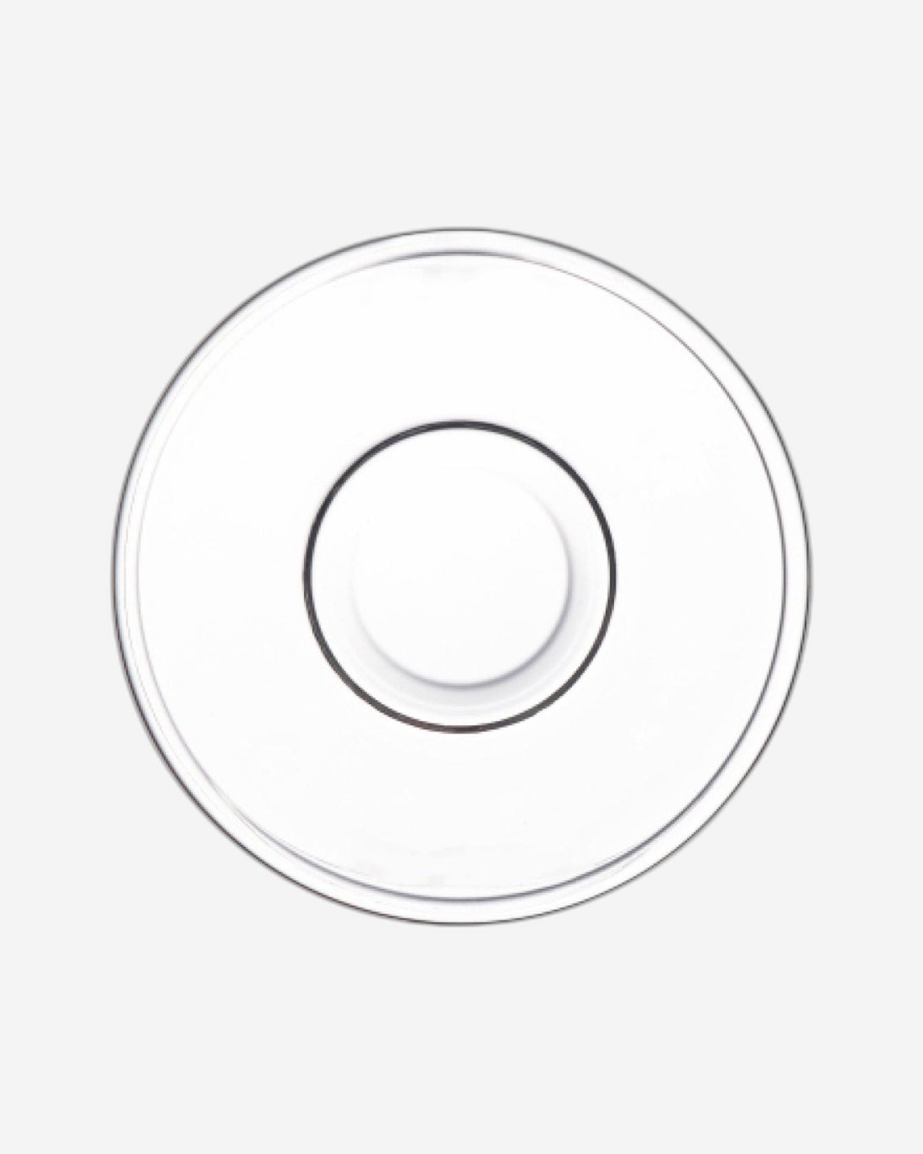 طقم أكواب قهوة زجاجية مع صحون من دوياليكس - 80 مل، 12 قطعة، شفاف