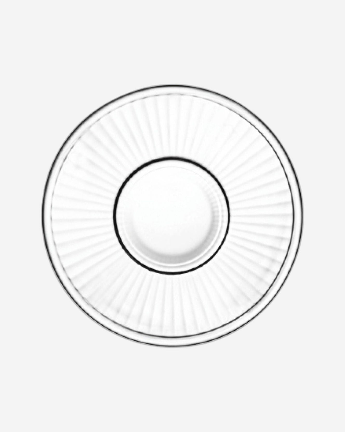 طقم فناجين شاي زجاجية وصحن من دوياليكس - 190 مل، 12 قطعة، شفاف (CS-058C)