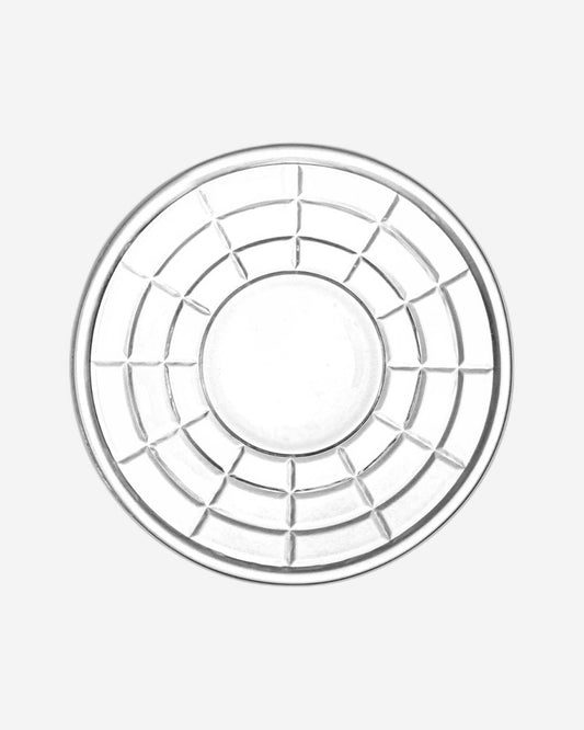 طقم فناجين شاي وصحن زجاجي من دوياليكس - ١٢٠ مل، ١٢ قطعة، شفاف (CS-158B)