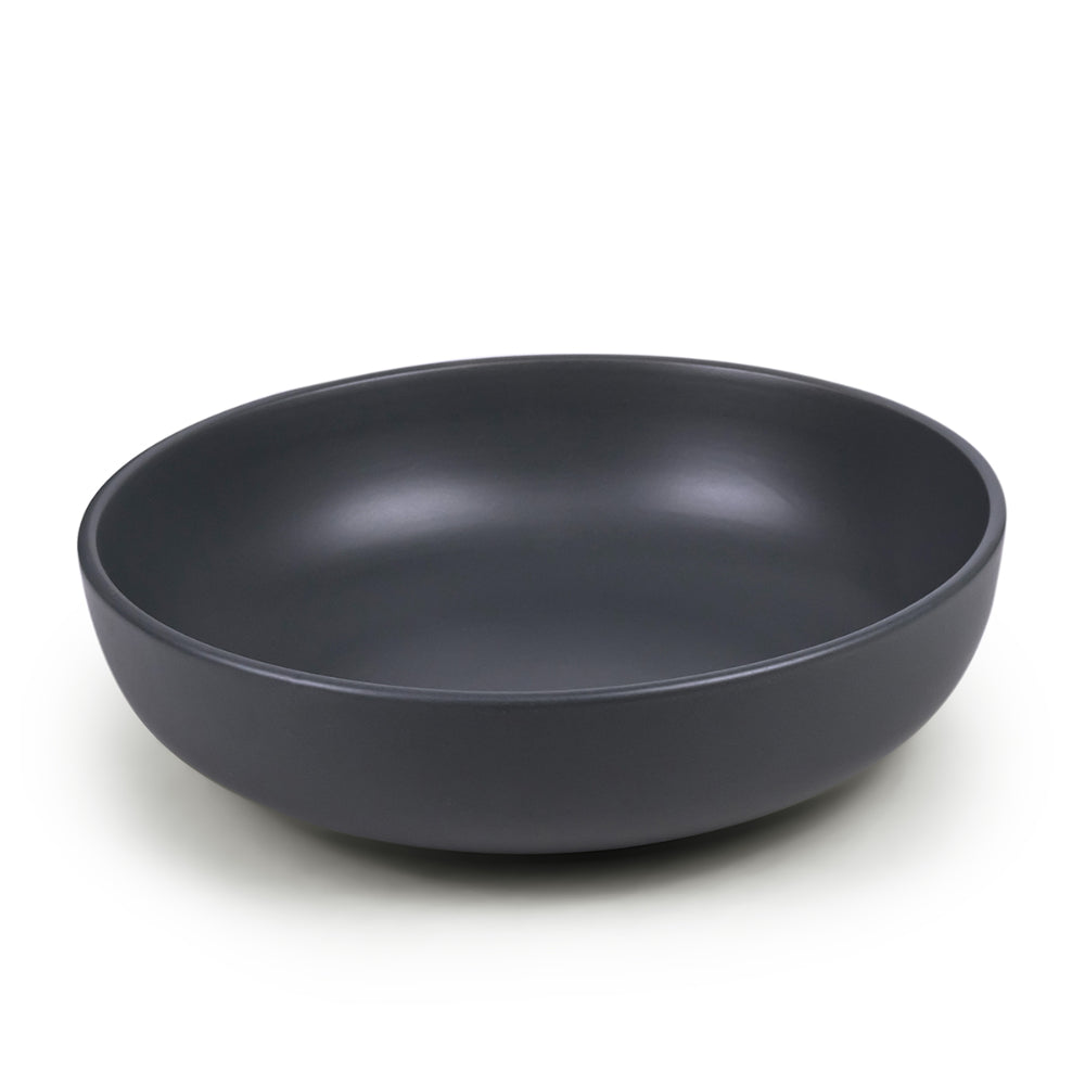 طقم عشاء مزجج من كويزين آرت UMA، 12 قطعة - رمادي