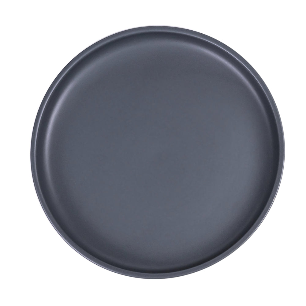 طقم عشاء مزجج من كويزين آرت UMA، 12 قطعة - رمادي