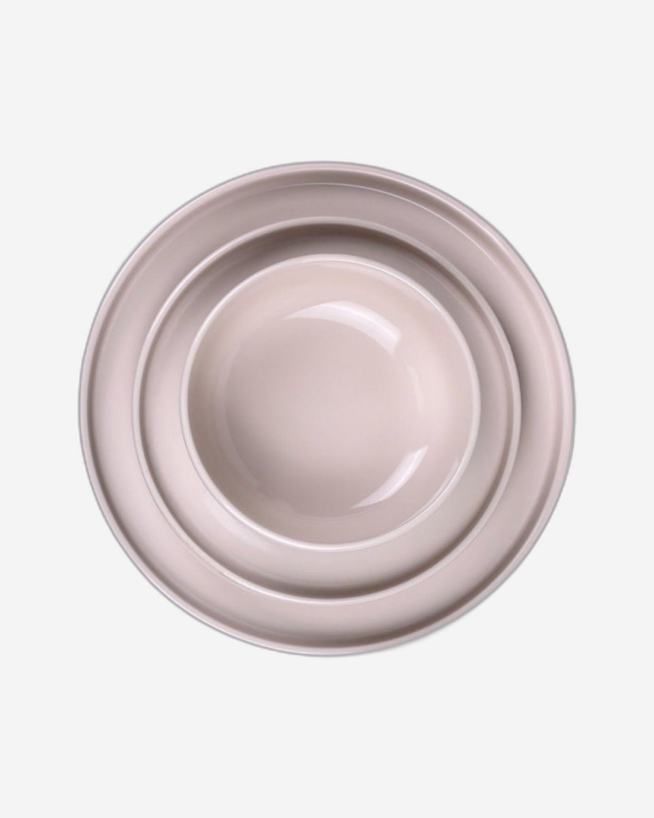 طقم عشاء مزجج من كوزين آرت، 12 قطعة - كريمي