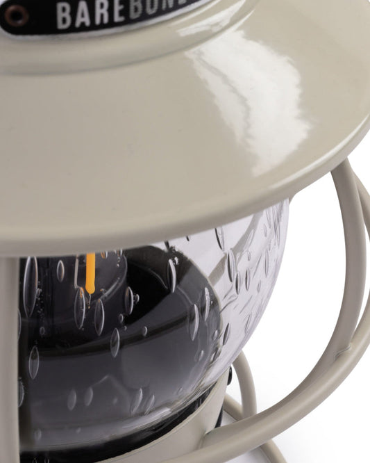 BareBones - فانوس السكة الحديدية (أبيض عتيق)