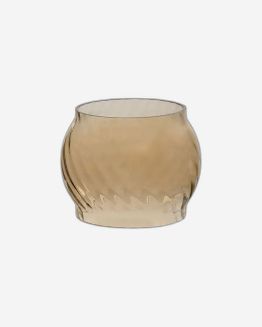 BareBones - عدسة زجاجية لفانوس السكة الحديد - مموج - دخاني