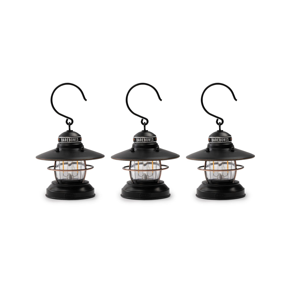Barebones - Edison Mini Lantern (Bronze) 3 pack
