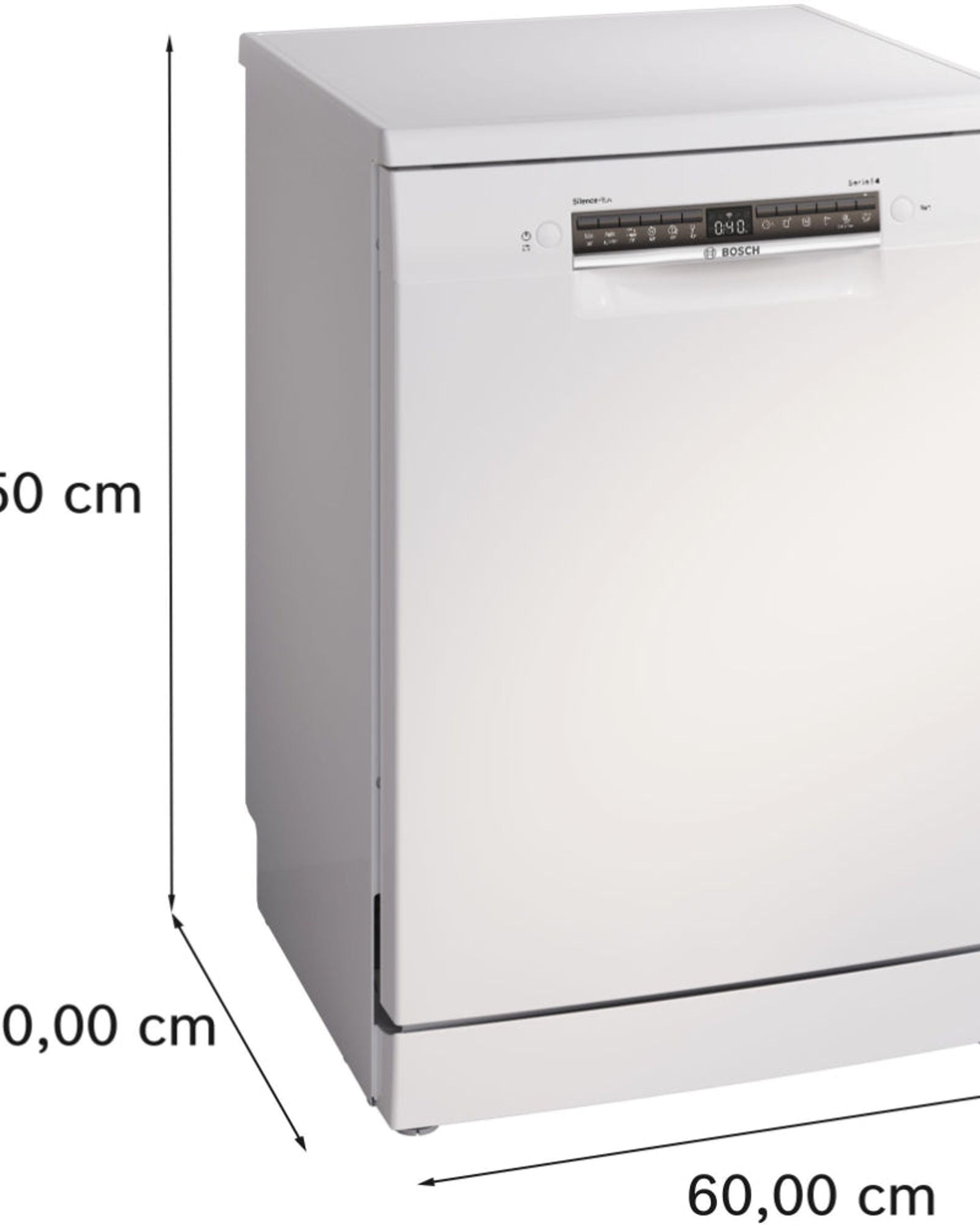 غسالة أطباق بوش من السلسلة 4 القائمة بذاتها مع خاصية الاتصال المنزلي