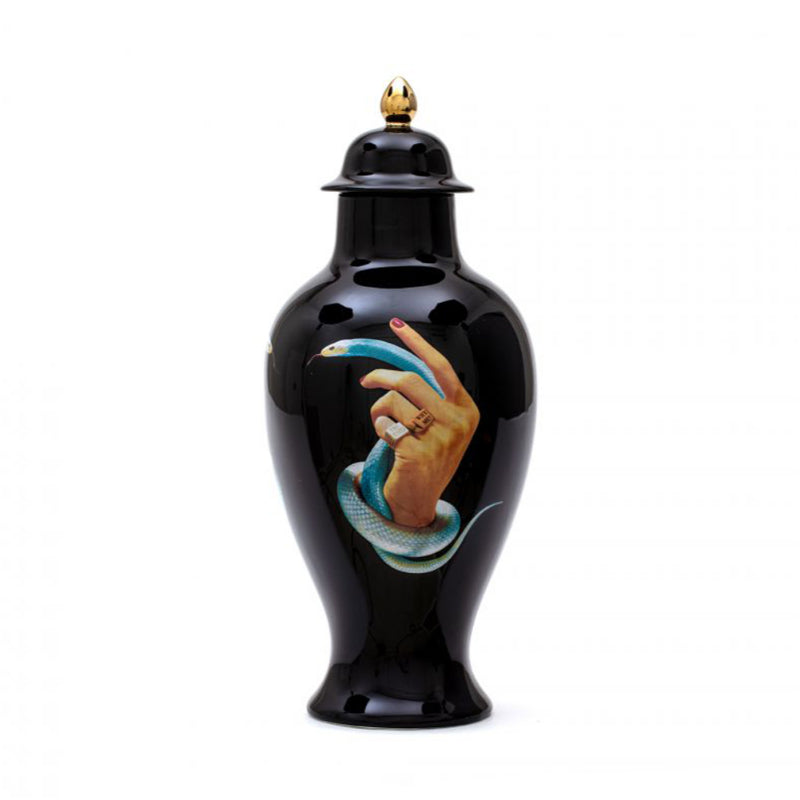 Seletti Toiletpaper Vase Hands with Snakes
