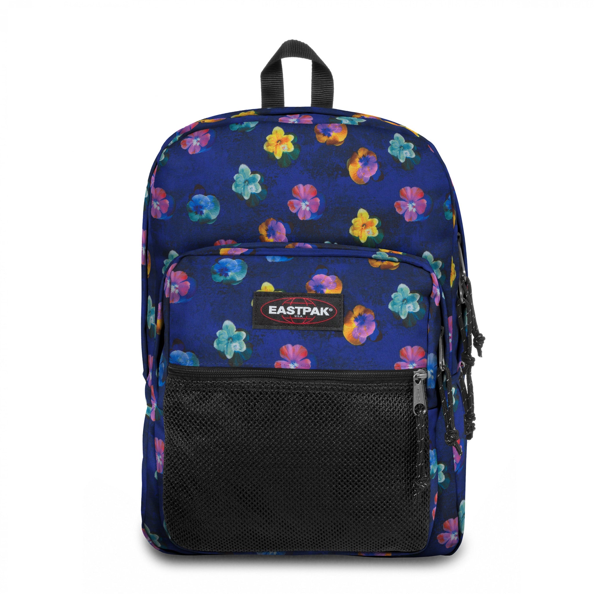 Eastpak Pinnacle Flowerblur Navy Medium Backpack with laptop protection