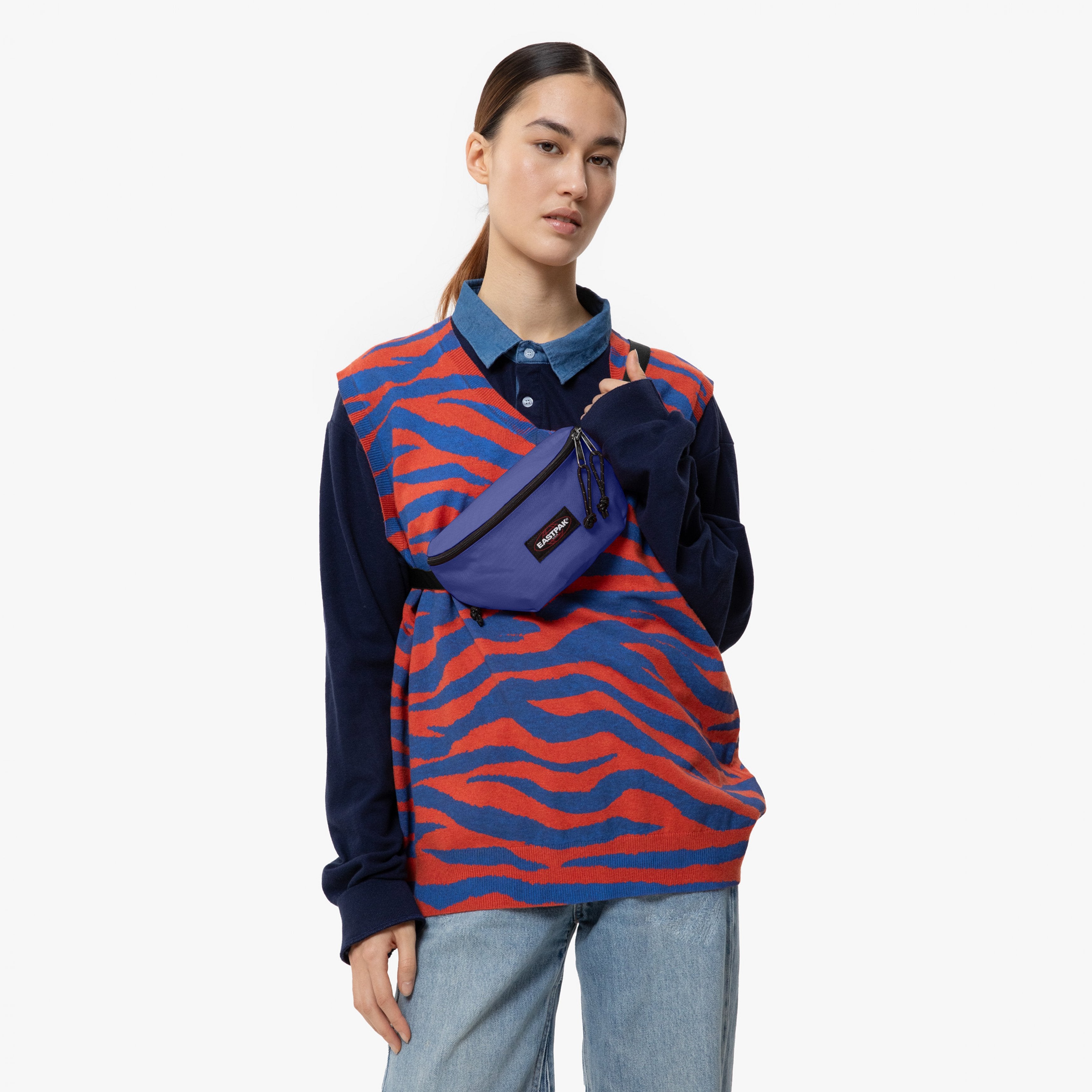 بدلة إيستباك سبرينغر باللون الأزرق -EK0000741O71