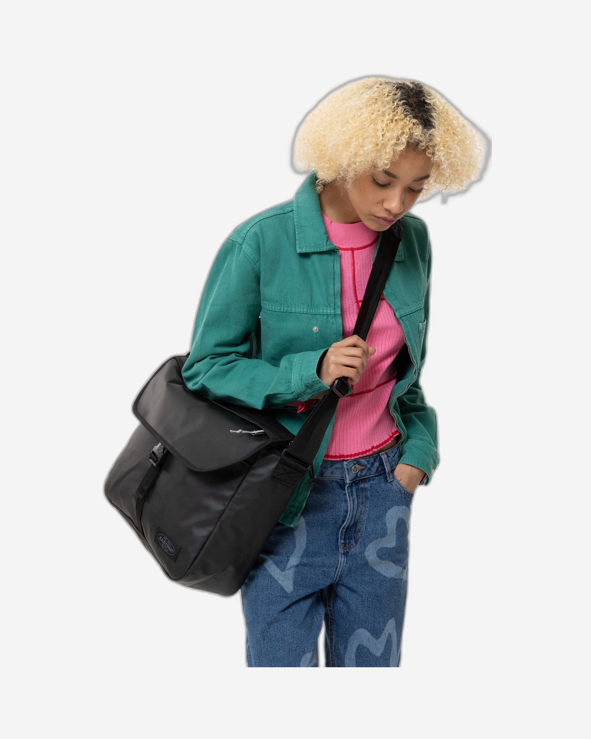 حقيبة إيست باك ديلجيت + قماش أسود - EK00026EO131