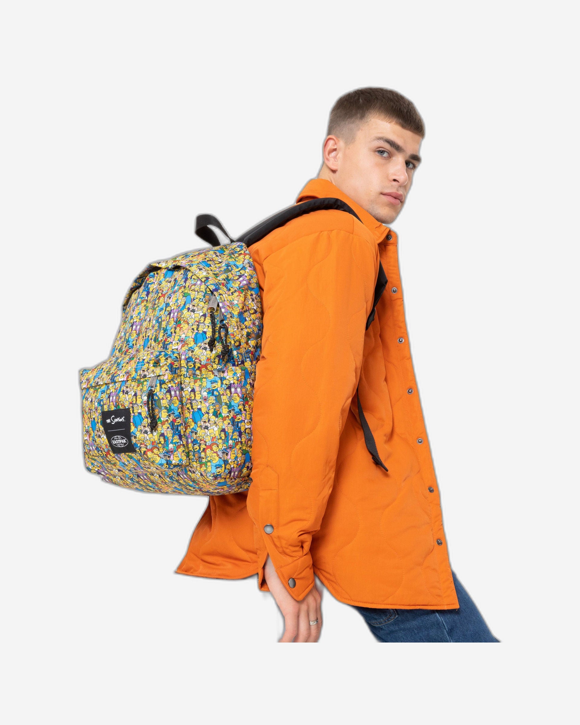 حقيبة ظهر إيست باك باديد باك آر ذا سيمبسونز سوداء متوسطة الحجم - EK0006207A1