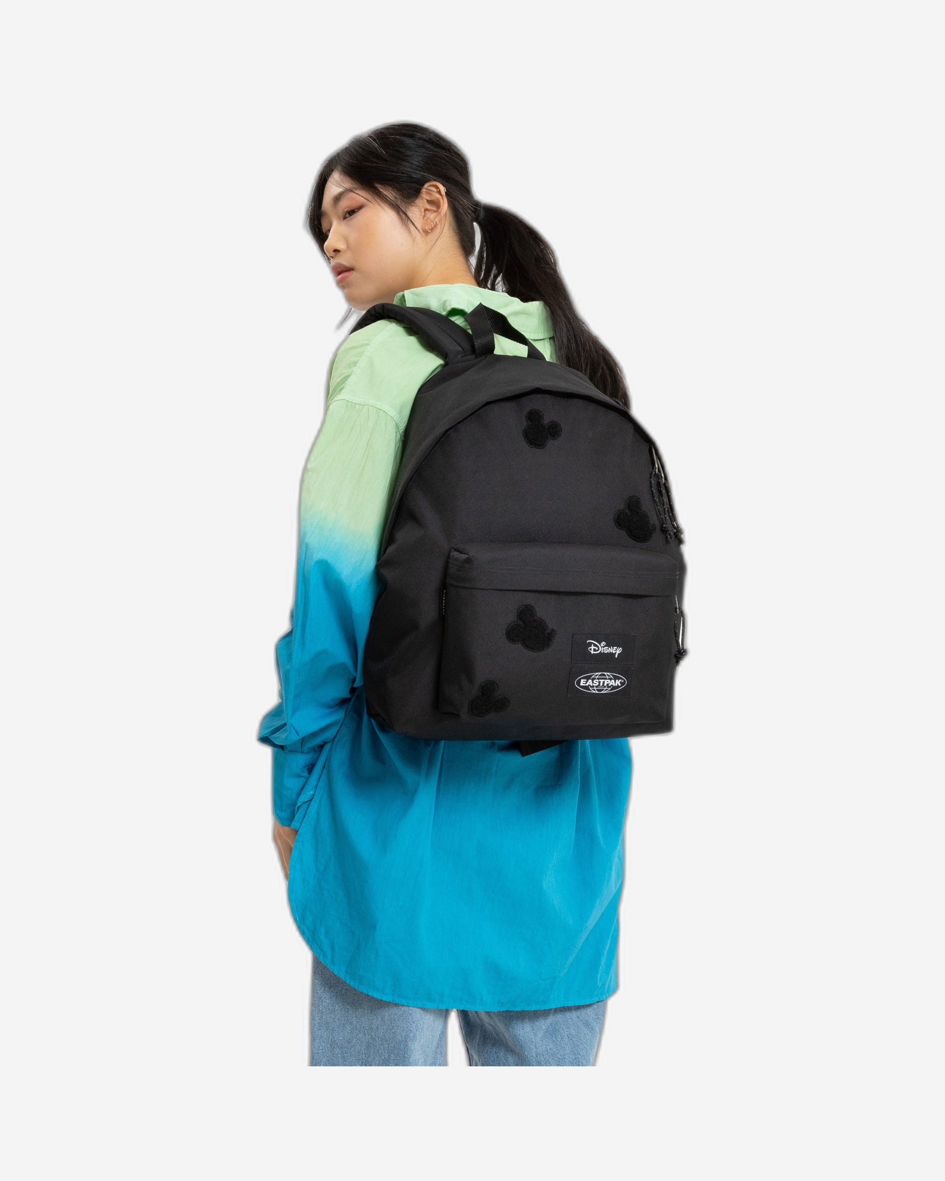 حقيبة ظهر Eastpak Padded Pak'R Mickey Patches متوسطة الحجم - EK0006209E31