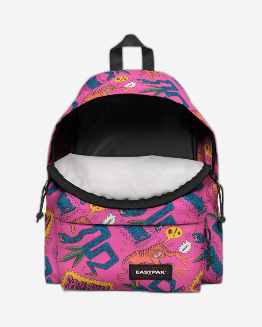 حقيبة ظهر Eastpak Padded Pak'R Comic Pink متوسطة الحجم - EK000620U501
